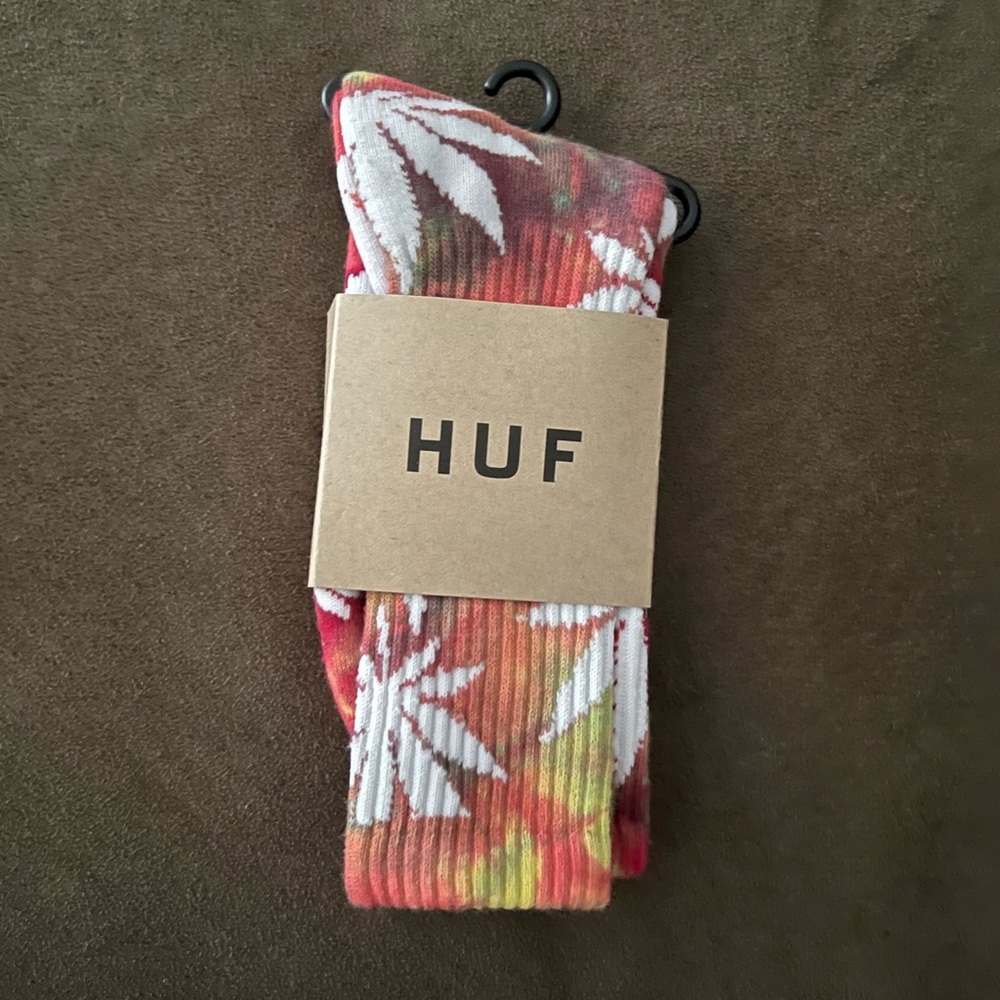 Huf Crew Socks tie dye NWT